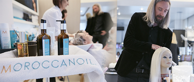 Moroccanoil z wizytą w White Hair Studio