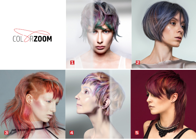 Finaliści krajowego etapu konkursu trendów Goldwell Color Zoom Challenge 2018