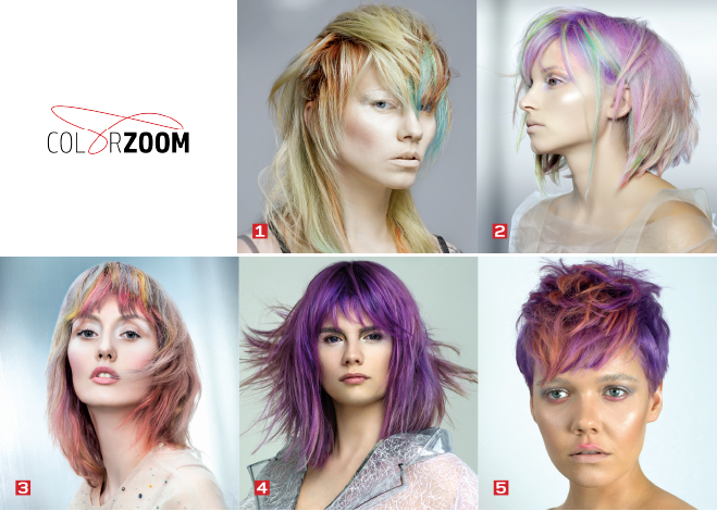 Finaliści krajowego etapu konkursu trendów Goldwell Color Zoom Challenge 2018