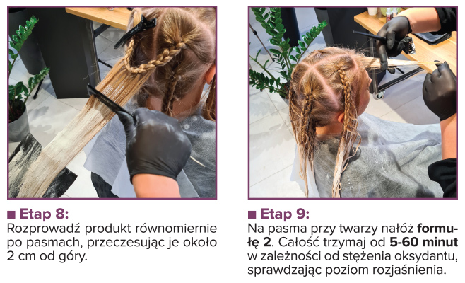 Poznaj niesamowitą technikę koloryzacji Braids połączoną z techniką  Money Piece oraz dwuetapowym zabiegiem pielęgnującym i chroniącym włosy podczas koloryzacji Defy Damage Pro Series przygotowaną przez Edukator marki JOICO Sandrę Chiantis.