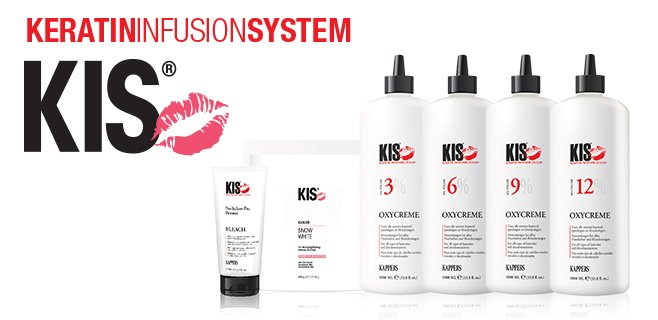 KIS (Keratin Infusion System) opiera się na rewolucyjnej formule, która zgodnie z amerykańską tradycją pielęgnacji włosów koncentruje się na naprawie włosów od wewnątrz. System zawiera najwyższej jakości keratynę (zhydrolizowane białko z wełny) oraz wyciągi z ziół botanicznych, które są w stanie łączyć się z substancjami nawilżającymi. Ta specjalna formuła pozwala przywrócić naturalną objętość keratyny, a tym samym naturalną wilgotność we włosach.