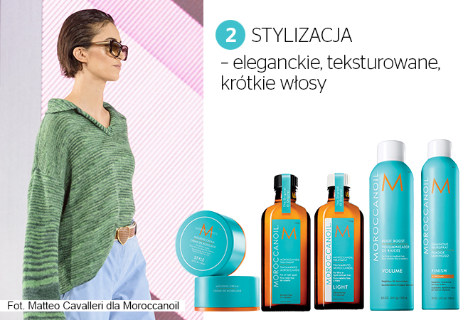 2. stylizacja – eleganckie, teksturowane, krótkie włosy