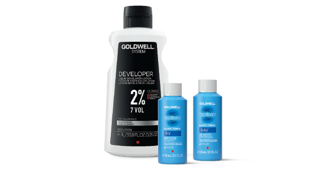 • NOWOŚĆ – Colorance Gloss Tones – dostępne w 15 pięknych, modnych odcieniach blond i 1 bezbarwnym odcieniu Clear. Tworzą efekt rozświetlonego blondu, który utrzymuje się do 41% dłużej. Nowe odcienie blond w płynie zapewniają wysoki połysk i maksymalne działanie już w 10 minut.