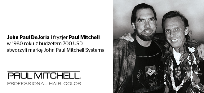  John Paul DeJoria i fryzjer Paul Mitchell w 1980 roku z budżetem 700 USD stworzyli markę John Paul Mitchell Systems, aby spełnić zapotrzebowanie fryzjerów na najwyżej jakości kosmetyki do włosów. 