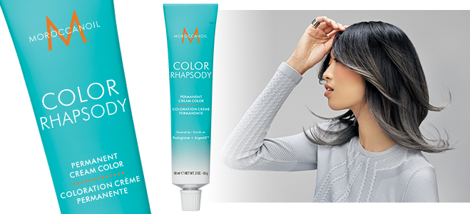 Color Rhapsody – kremowa farba permanentna, 68 odcieni (w tym clear). Uzyskaj 100% pokrycia siwych włosów intensywnym i zgodnym z oczekiwaniami kolorem, 72% więcej blasku i widoczny efekt profesjonalnej pielęgnacji.