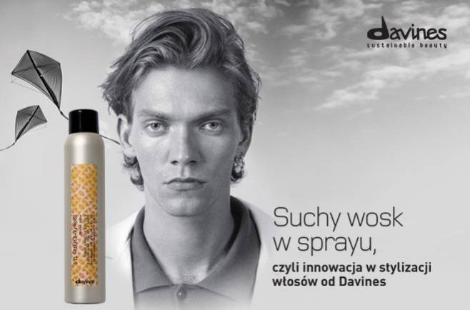 Suchy wosk w sprayu, czyli innowacja w stylizacji włosów od Davines