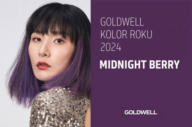Goldwell przedstawia kolor roku 2024 MIDNIGHT BERRY