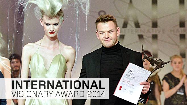 Paweł Babicz zwycięzcą International Visionary Awards podczas Alternative Hair Show 2014