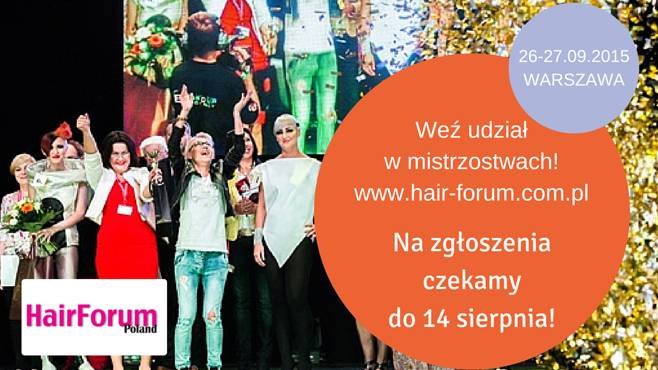 Weź udział w mistrzostwach na targach Hair Forum Poland!