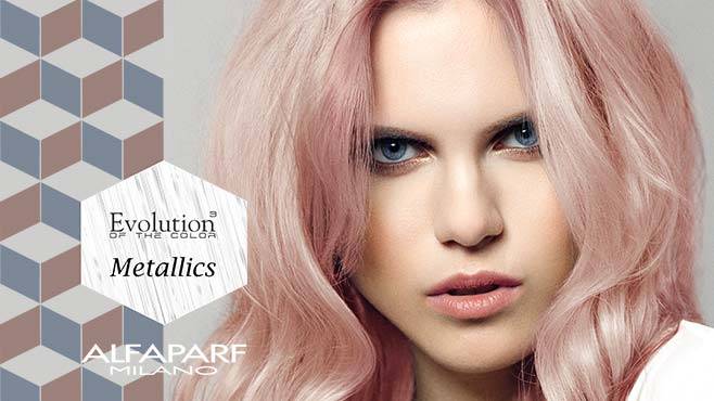 ALFAPARF MILANO, nowe odcienie METALLICS farby Evolution of the Color.