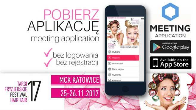 Zachęcamy do pobrania specjalnej aplikacji na Festiwal Fryzjerski Hair Fair.