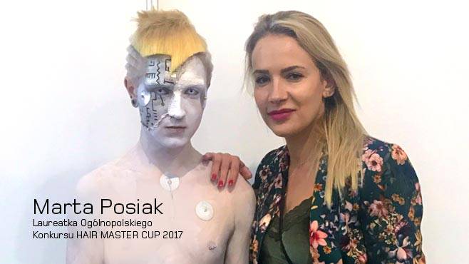 Marta Posiak - Laureatka Ogólnopolskiego Konkursu HAIR MASTER CUP