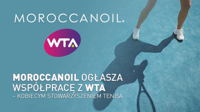 MOROCCANOIL OGŁASZA WSPÓŁPRACĘ Z WTA - KOBIECYM STOWARZYSZENIEM TENISA