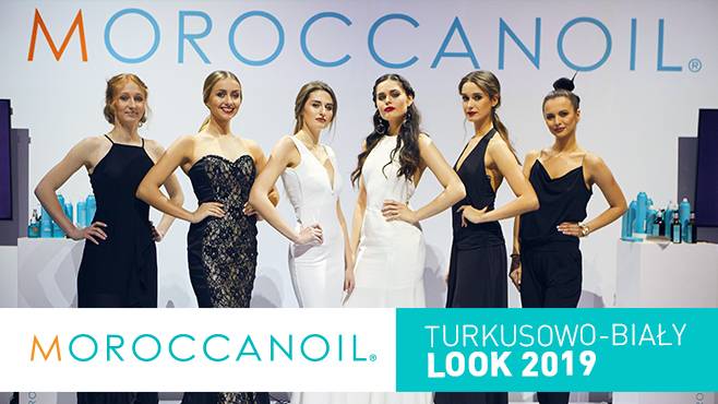 Moroccanoil - turkusowo-biały LOOK 2019