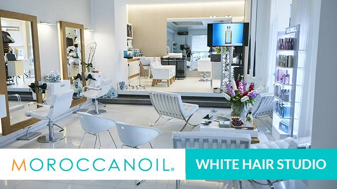 Moroccanoil Z Wizyta W White Hair Studio Hair Trendy Portal Dla Fryzjerow Stylistow Radio Internetowe