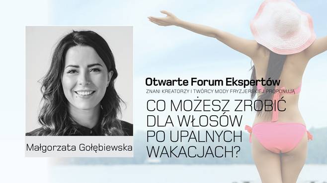 Małgorzata Gołębiewska. Co możesz zrobić dla włosów po upalnych wakacjach?