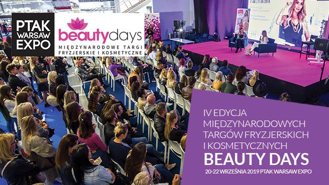Beauty Days. Międzynarodowe Targi Fryzjerskie i Kosmetyczne 20-22 .09.2019