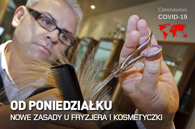 Od Poniedziałku nowe zasady u fryzjera i kosmetyczki