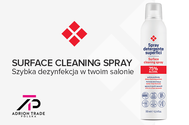 SURFACE CLEANING SPRAY - Szybka dezynfekcja w twoim salonie