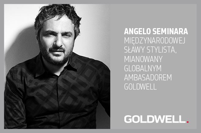 Angelo Seminara, międzynarodowej sławy stylista, mianowany Globalnym Ambasadorem Goldwell