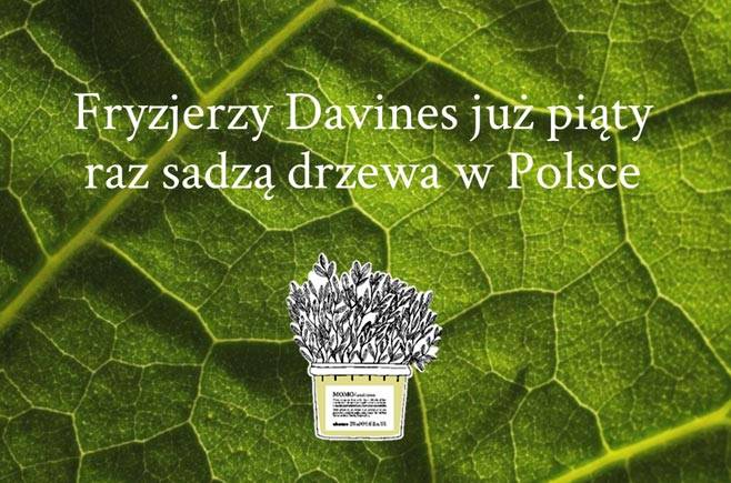 Fryzjerzy Davines sadzą drzewa w trosce o zielone płuca Polski