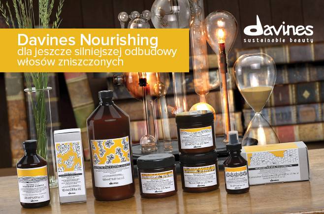 Davines Nourishing dla jeszcze silniejszej odbudowy włosów zniszczonych