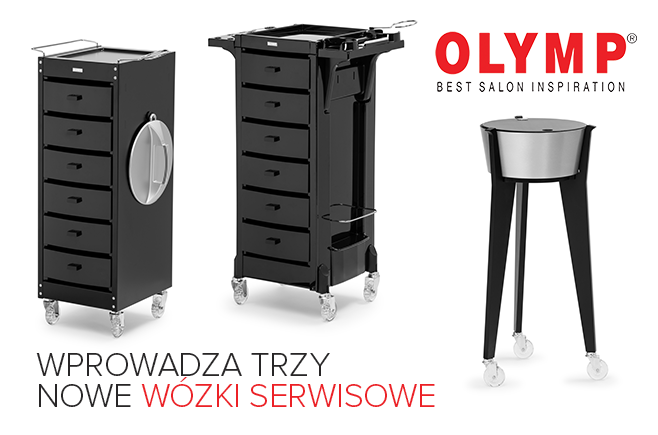 OLYMP wprowadza trzy nowe wózki serwisowe