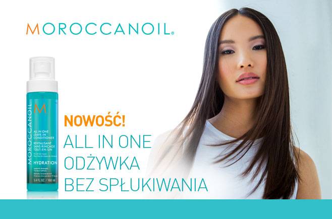 Moroccanoil wprowadza nowy produkt - All in One Odżywka bez Spłukiwania