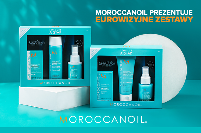 Moroccanoil prezentuje Eurowizyjne Zestawy - Style Like A Star Nawilżenie oraz Style Like A Star Objętość