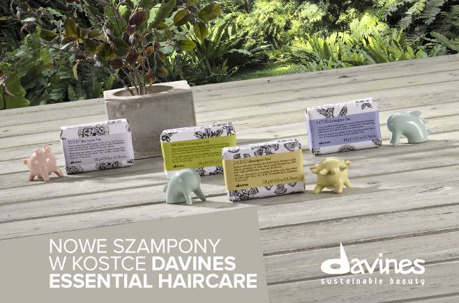 Nowe szampony w kostce Davines Essential Haircare