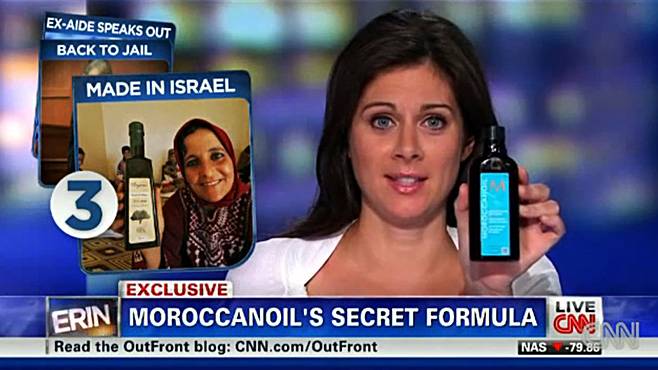 Reporterka CNN Erin Burnett o marce Moroccanoil