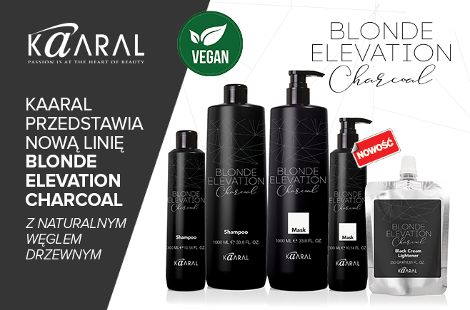 Kaaral przedstawia nową linię Blonde Elevation Charcoal  z naturalnym węglem drzewnym