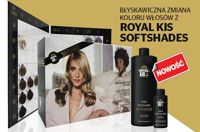 Błyskawiczna zmiana koloru włosów z Royal KIS SoftShades