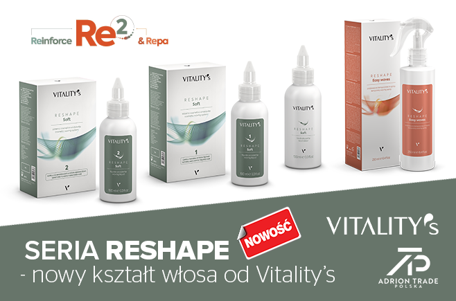 Seria Reshape - nowy kształt włosa od Vitalitys