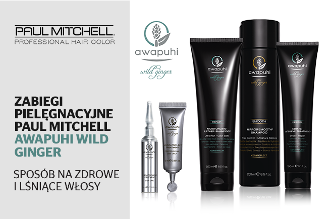 Zabiegi Pielęgnacyjne Paul Mitchell Awapuhi Wild Ginger - sposób na zdrowe i lśniące włosy