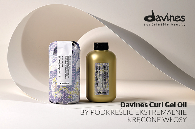 Davines Curl Gel Oil, by podkreślić ekstremalnie kręcone włosy