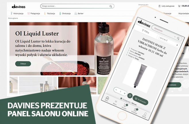 Jak zadbać o potrzeby salonu z poziomu smartfona? Davines prezentuje Panel salonu online