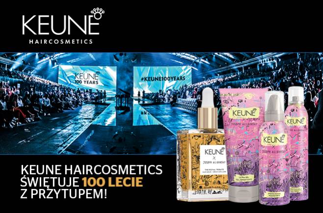 KEUNE HAIRCOSMETICS ŚWIĘTUJE 100 LECIE Z PRZYTUPEM!