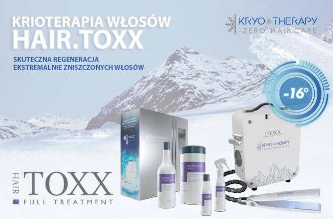 Krioterapia włosów Hair.TOXX - skuteczna regeneracja ekstremalnie zniszczonych włosów