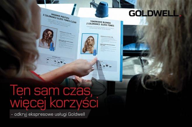 Ten sam czas, więcej korzyści - odkryj ekspresowe usługi Goldwell