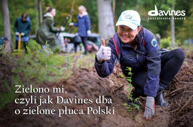 Zielono mi, czyli jak Davines dba o zielone płuca Polski