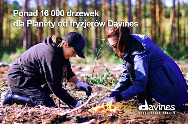 Ponad 16 000 drzewek dla Planety od fryzjerów Davines