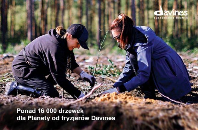 Ponad 16 000 drzewek dla Planety od fryzjerów Davines