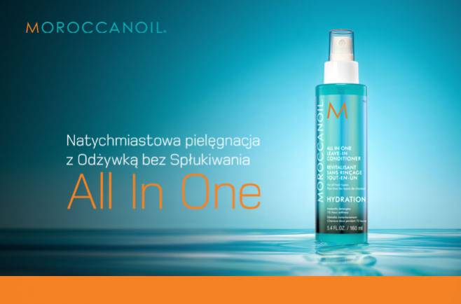 Natychmiastowa pielęgnacja z Odżywką bez Spłukiwania All In One Moroccanoil