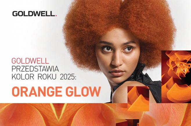 Goldwell przedstawia kolor roku 2025 - ORANGE GLOW