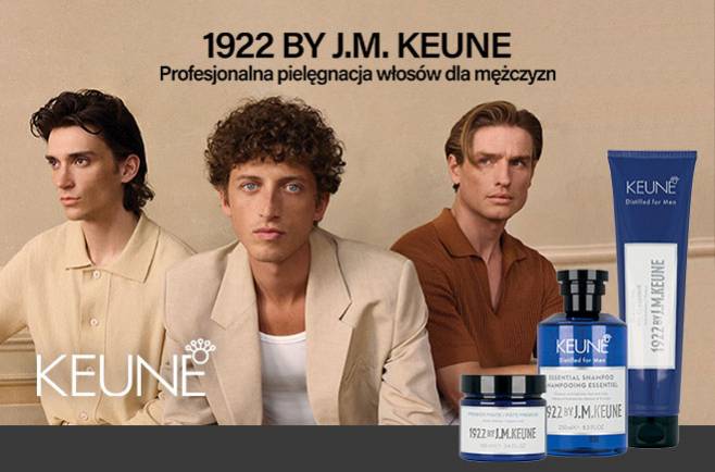 1922 by J.M. Keune - męska pielęgnacja premium