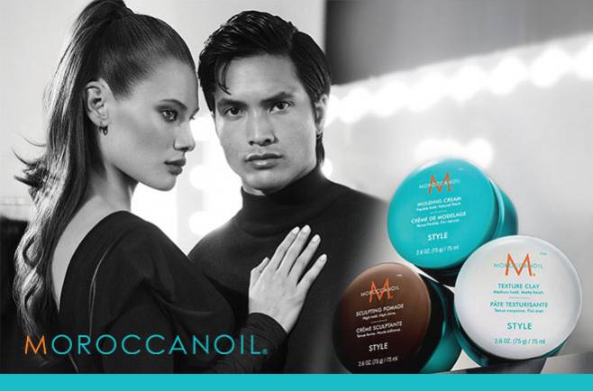 Moroccanoil odświeża kategorię produktów do stylizacji włosów, prezentując pomadę oraz nową, spójną linię trzech kosmetyków do modelowania fryzur.