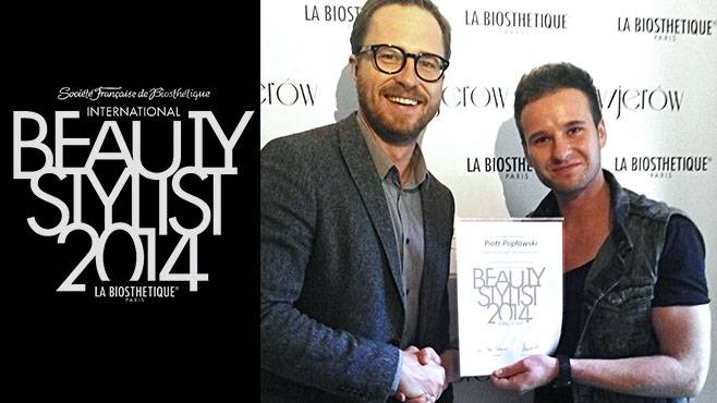 Piotr Popławski - Krajowym Zwycięzcą Konkursu Beauty Stylist 2014