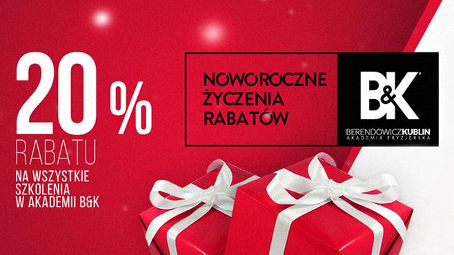 Noworoczne życzenia rabatów w Akademii Szkoleniowej B&K!