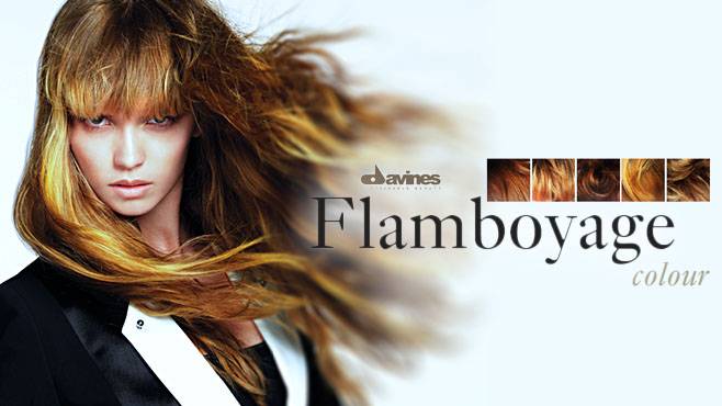 Davines koloryzacja Flamboyage